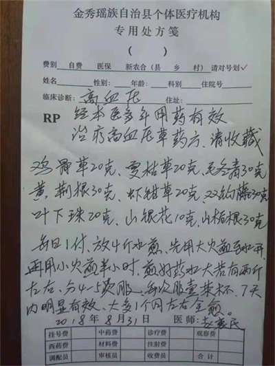 金秀瑶族灯草灸疗法 瑶医药非物质文化遗产传承人---赵衷民