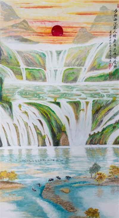 于山水间绘就艺术华章——评湖南国画家戴建华