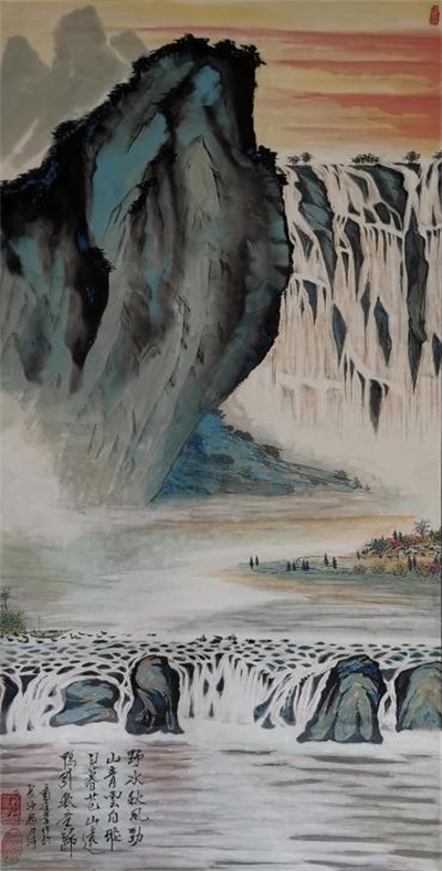 于山水间绘就艺术华章——评湖南国画家戴建华