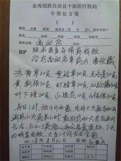 金秀瑶族灯草灸疗法 瑶医药非物质文化遗产传承人---赵衷 民