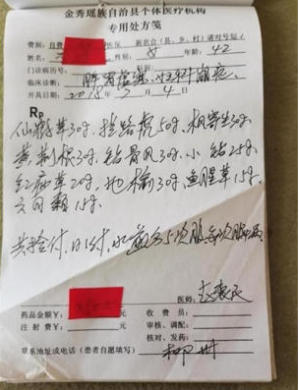 金秀瑶族灯草灸疗法瑶医药非物质文化遗产传承人---赵衷民